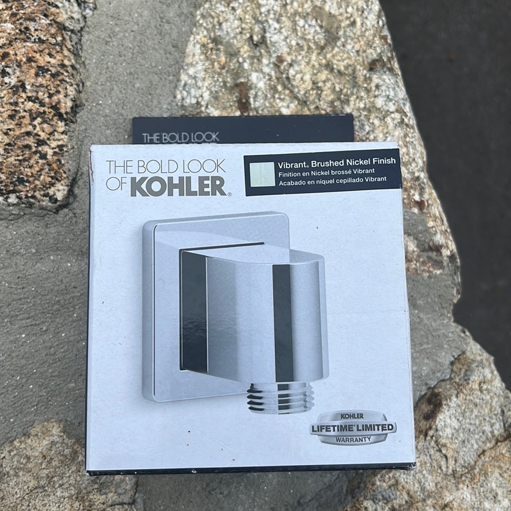KOHLER awaken supply elbow, brushed nickel